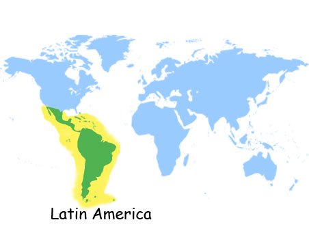 map of south america and central america. map of central american and
