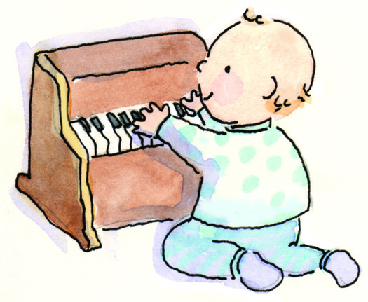 free clip art baby music - photo #1